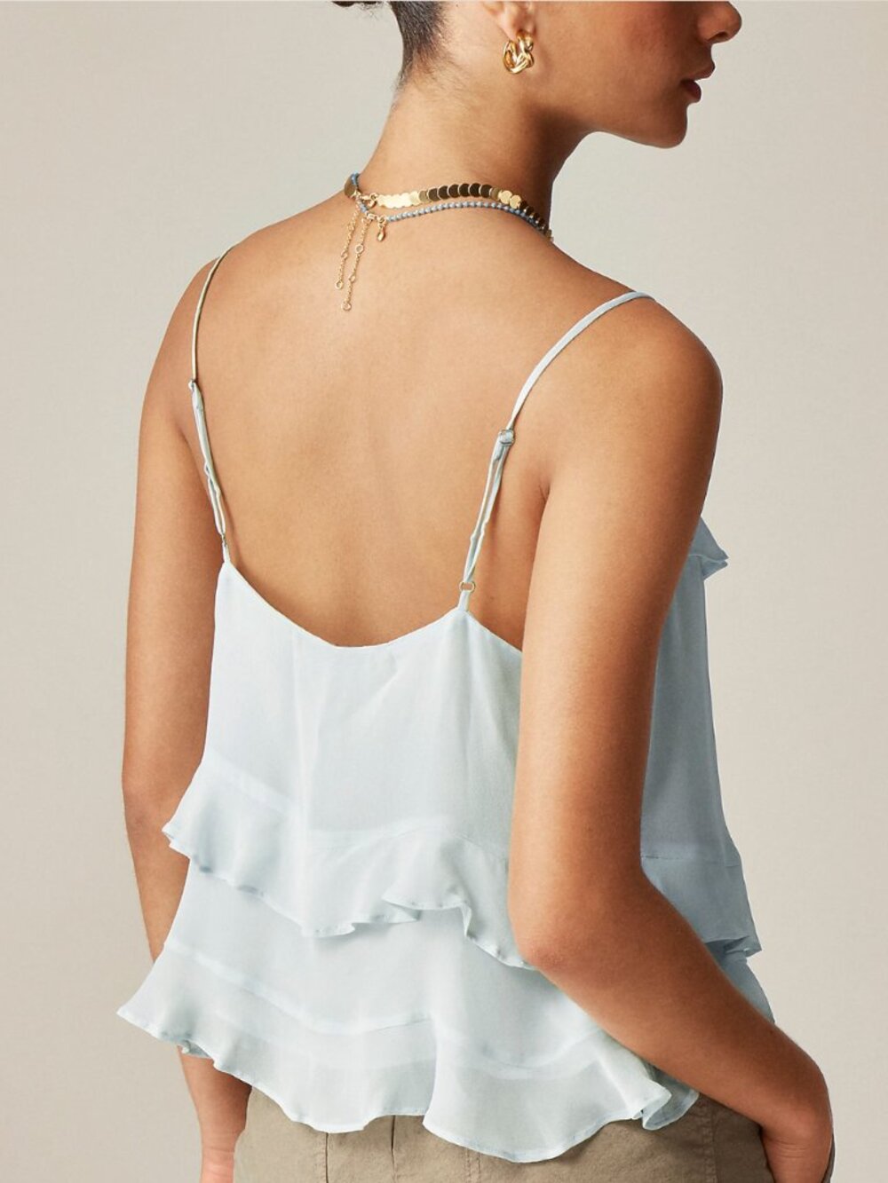 J Crew Ruffle Tank Top - Picture 4 of 5